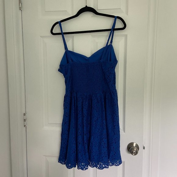 Aritzia Talula Blue Lace Dress (Size 10) - Picture 2 of 5
